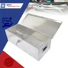 20 Inch Silver Aluminum Diamond Plate Trailer Chest Box Pick Up Toolbox Storage