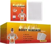 Heat Packs for Cold Weather,40 Sheets Body Warming Patches for Hiking - Hot Back Warming Patch Hiking Cold Weather with Adhesive Backing