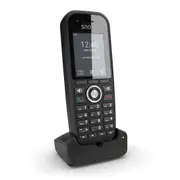 SNOM M30 IP DECT Handset, Multicell Compadible, Backlit Keyboard, Long Stangby Time, Hold or Forward, Black