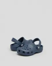 [Crocs] Crocs Toddlers' Classic Clogs Shoes in Navy Size 05 05 Navy