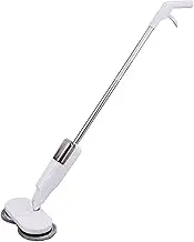 Cordless Electric Spin Mop,Wet Dry Electric Spray Electric Rotating Mop with Adjustable Handle and Replaceable Microfiber&Reusable Mopping and Waxing Cloth for Hardwood,Tile,Laminate Floor