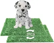 ELLOTY Artificial Dog Grass Pee Pads for Training, Reusable Washable Replacement Turf for Potty Tray, Indoor/Outdoor Turf Grass，Realistic Fake Grass for Dogs Potty（14"x 18"）