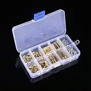 120Pcs Male Female M3 Brass Standoff Spacer PCB Board Screws Nut Assortment High-Quality Metric Brass Stainless Steel Fastener Set for Electronics Assembly