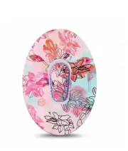 ExpressionMed Whimsical Blossoms Dexcom G6 Tape and Sticker