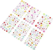 Gatuida 12 Sheets Self Adhesive Face Gems Eye Rhinestone Stickers for Makeup DIY Nail Art Parties Festivals for Women Flexible Design for Creative Looks