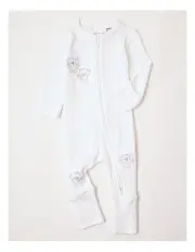 [Sprout] Newborn Super Soft Coverall in White