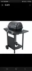 Jumbuck Portable 2 Burner Hooded Hood Gas BBQ Barbeque with Glass Viewing Window