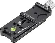 Leofoto NR-100 100mm Nodal Slide Rail & Clamp with D-Ring Screws Arca & RRS Compatible