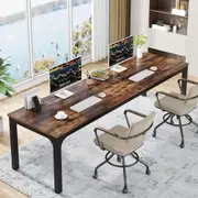 78.7 Extra Long Computer Desk for 2 Person Home Office Workstation