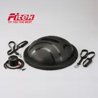 在飛比找momo購物網優惠-【Fitek】防爆波速球/ 半圓健身球/ 平衡球(全身訓練運