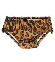 [Mini Rodini] Mini Rodini Leopard-print swim pants M 6-9 beige