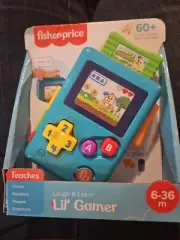 Fisher-Price Laugh & Learn Lil Gamer Gameboy Educational Musical Activity *NEW
