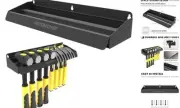 Wall Mount Storage Rack Organizer for Workshop, Shed, Garage, Hammer Holder