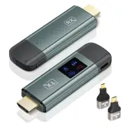 Wireless HDMI Transmitter and Receiver, Wireless HDMI Extender 4K Supported, ...