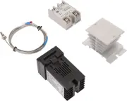 Air Heater Temperature Controller, K SSR Thermocouple Heat Sink PID Thermosta...