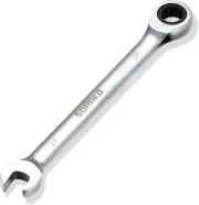 21Mm Ratcheting Combination Wrench, Chrome Vanadium Steel Gear Wrench, Industria
