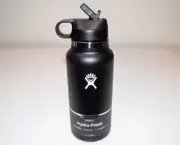 New Hydro Flask 32oz Wide-Mouth w/Straw Lid Insulated Stainless Steel Bottle