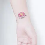 紅蓮花單圖CC-150 K37【WAWA TATTOO】男女防水紋身貼紙刺青貼紙