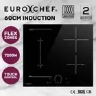 PRESALE EUROCHEF 60cm 4 Zone Induction Cooktop 7200W Electric Link Bridged Zone