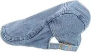[WOFASHPURET] Classic Denim Newsboy Hat Adjustable Duckbill Beret Cap Unisex Fashion Newsboy Hats Men Women