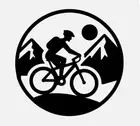Mountain Bike Vinyl Car Decal Bicycle Biking Sports GT TREK HUFFY SCHWINN KONA