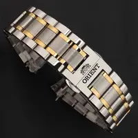在飛比找蝦皮購物優惠-台灣熱賣錶帶orient東方雙獅手表鋼帶男全自動機械表防水汗