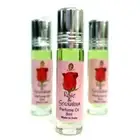 6x 8 mL Roll on Bottles Kamini Rose and Geranium Indian Perfume Oils Fragrances
