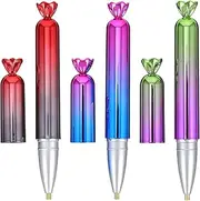 3pcs Drilling Pen Rhinestone Picker Dotting Pen Rhinestone Picker Pen Embroidery Painting Tool Pen to Pick up Rhinestones Nail Gems Diamond Drill Pen Dot 5d Brush Plastic