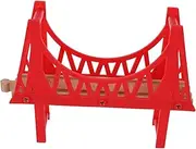 Wooden Train Track Bridge Model Educational for Versatile Combinations Enhances Imagination for Home School Play for Train Adventures