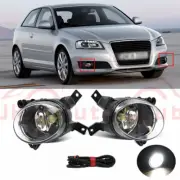 Pair LED Fog Lights Driving Lamps Harness b For Audi A4 Avant A4 B7 2005-2008 (for: Audi)