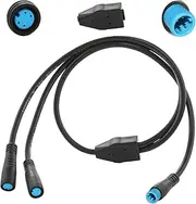 Y-Split Verlängerungskabel 2/3/4/5Pin 1T2 Verlängerungskabel mit wasserdichtem Stecker für Ebike Licht, Getriebesensor und Bremse im Ebike Umbausatz