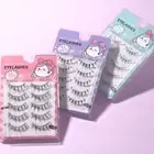 5Pair DIY Full Strip Lashes Wispy Eyelashes Extension Women