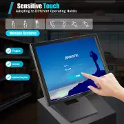 17" Touchscreen LCD Monitor POS Interactive Multi Touch Screen Vandal Proof AU