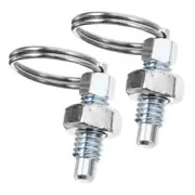 2 Pcs Position Pin Spring Latch Lock Loaded Pull Knob Industrial Plungers