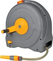 Hozelock 2494R0000 Fast Hose Reel, Retractable, 40m Hose, Outdoor Living
