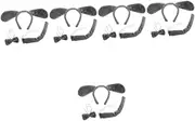 [FRCOLOR] 5 Sets Dog Headband Tail Animals Clothing Animal Costume Puppy Costume Props Cosplay Costume Animal Headband Stage Performance Props Dog Costume Props Plush Dog Fabric Ear
