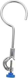 Hohopeti Funnel Rack Flask Ring Stand Distillation Stand Beaker Securer Clamp Distillation Support Retort Stand Beaker Ring Clamp Ring Fastener Lab Fastener Ring Support Clamp Silver Iron