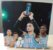 Kyle Kuzma Rising Stars All Star Game 2019 Custom Photo Tile Adhesive Backing