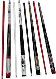 Illusion Pool Snooker Billiard Cue Set 4 cues