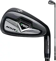 PGM Golf Clubs NSR III Golf Iron Thru Gap Wedge with Graphite Shafts for Right-Handed Golfers - S/R Flex