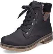 [Rieker] Women Ankle Boots Y7418, Ladies Lace-up Ankle Boot