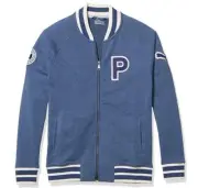 Puma 595798-02 Varsity Fleece Golf Jacket Blue ( XL )