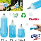 150ml-500ml Foldable Water Bottle Collapsible Soft Flask TPU for Travel Cycling