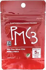 Mitsubishi PMC3 Precious Metal Clay Silver 5 Grams