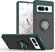 Compatible with Google Pixel 8 Pro Bracket Phone Case,Compatible with Google Pixel 8 Pro [Car Mount Magnetic Stand] [PC+TPU] Anti-Drop Green