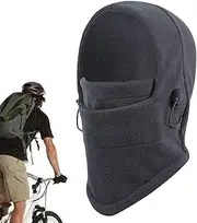 [Generic] Half Face Cover, Windproof Face Shield, Adjustable Windproof Face Cover - Face Scarf, Breathable Face Protector for Cycling, Travel, Skiing, Sports