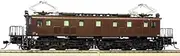 Tenshodo 52042 HO Gauge EF10 Type Grape Color No. 2 Late Year Type Lightning Arrester Pantograph Rear
