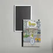 Sheep in the Big City Mini TV Show Poster Fridge Locker Magnet