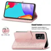 Embossed Mandala Leather Case with Wallet Stand for Samsung Galaxy A72 5G/A72 4G