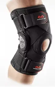 McDavid 429X Hinged Knee Brace with Crossing Straps XXL- Black - New Without Box